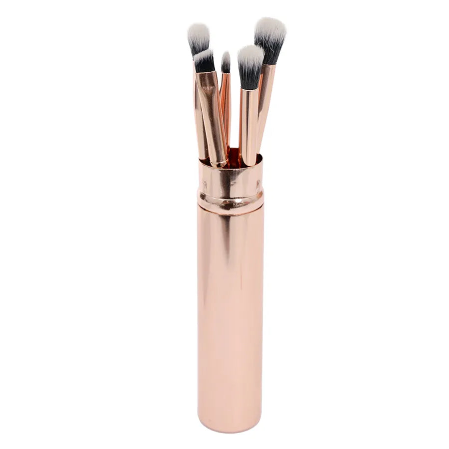 KIT BROCHAS OJOS METALICAS ORO ROSA REF KG5