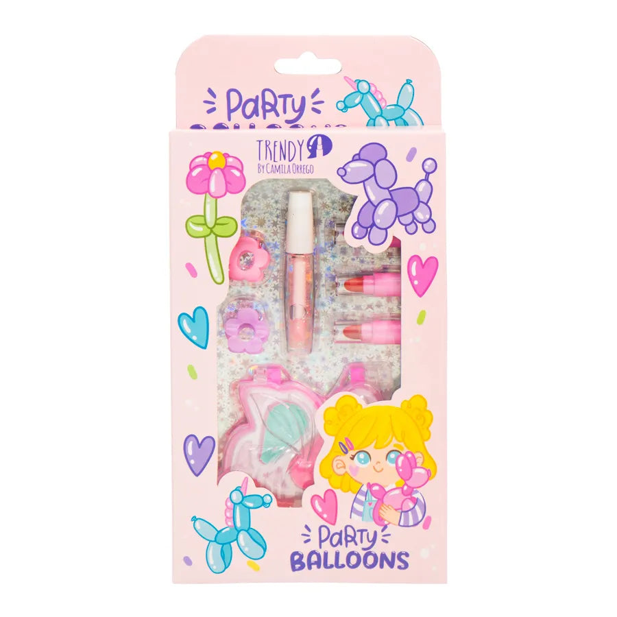 KIT DE MAQUILLAJE PARA NIÑAS PARTY BALLOONS REF KPB1850