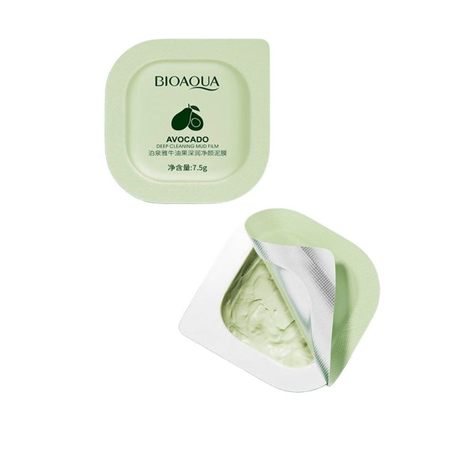 PELÍCULA DE LODO LIMPIEZA PROFUNDA AGUACATE X 8 BIOAQUA REF BQY23177