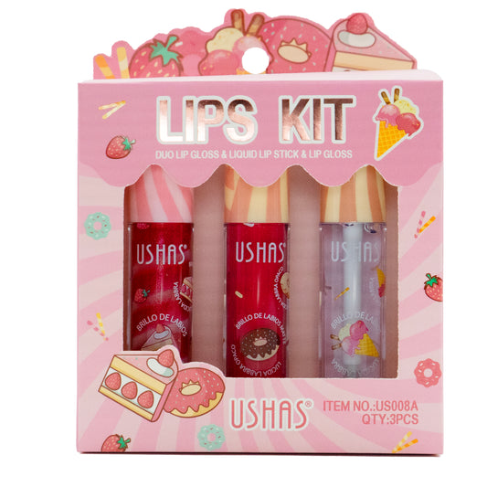 LIP KIT X3 TONO B USHAS REF US008B