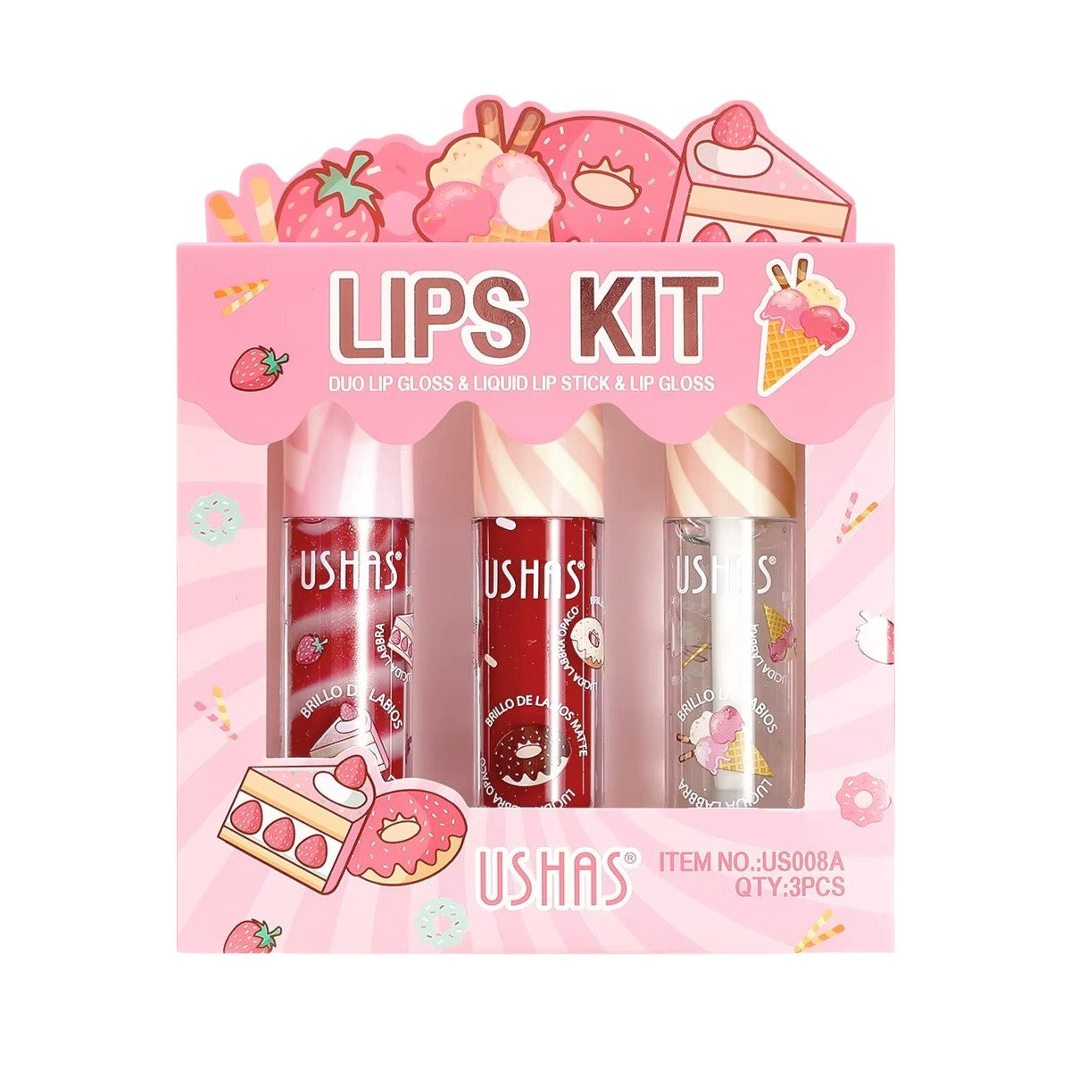 LIP KIT X3 TONO A USHAS REF US008A