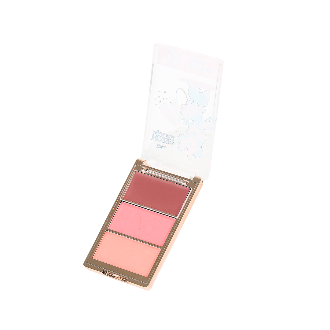 PALETA DE RUBOR X3 TONOS MINNIE MOUSE MIIS REF MINNIEA05