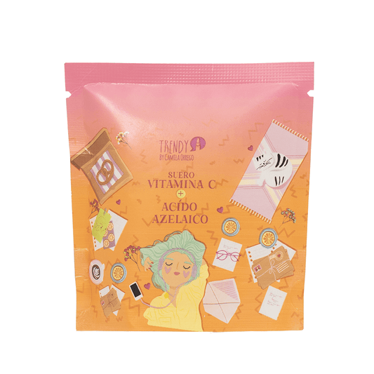 SACHET SUERO DE VITAMINA C + ACIDO AZELAICO TRENDY 30ML REF SVA1505