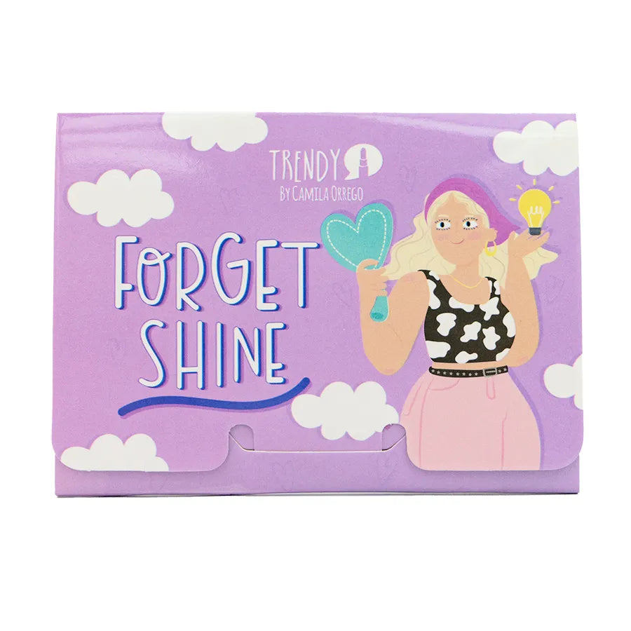 PAPELETA ANTI GRASA TRENDY FORGET SHINE REF PFS1593