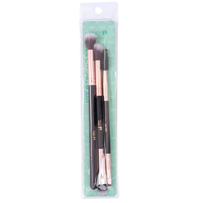 KIT BROCHA TRENDY OJOS X 3 GENERICA BT06