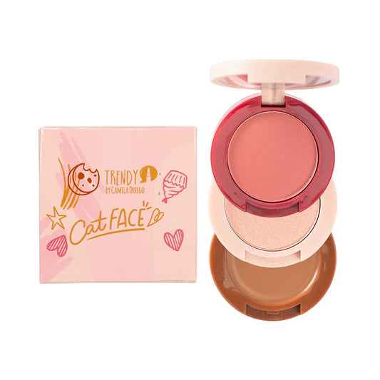 TORRE DE RUBOR, ILUMINADOR Y CONTORNO CAT FACE REF KCF1673