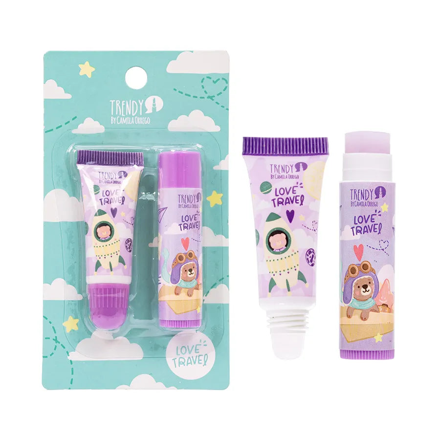 KIT LABIOS LOVE TRAVEL KLT2088