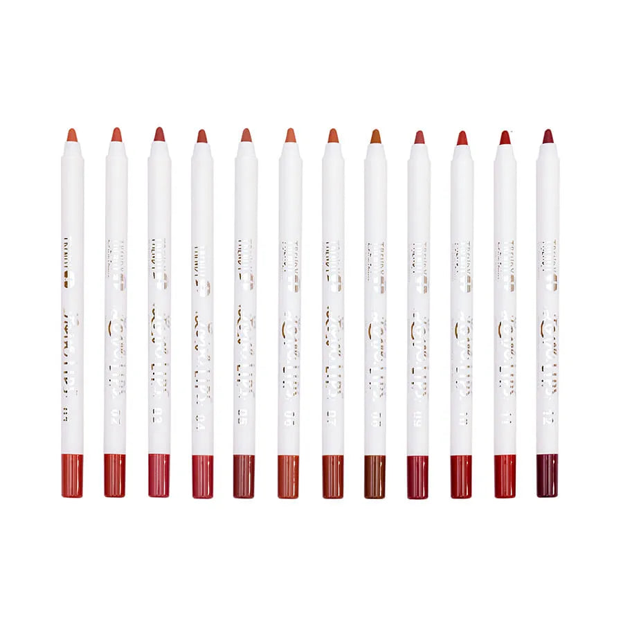 KIT X 12 DELINEADORES DE LABIOS LOVE LIPS TRENDY REF LL15