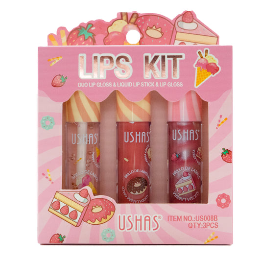 LIP KIT X3 TONO B USHAS REF US008B