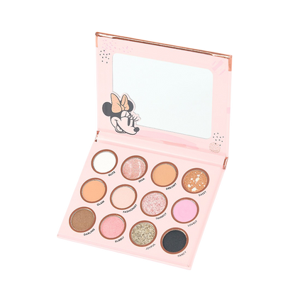 PALETA DE SOMBRAS 12 TONOS MINNIE MOUSE MIIS REF MINNIEA02