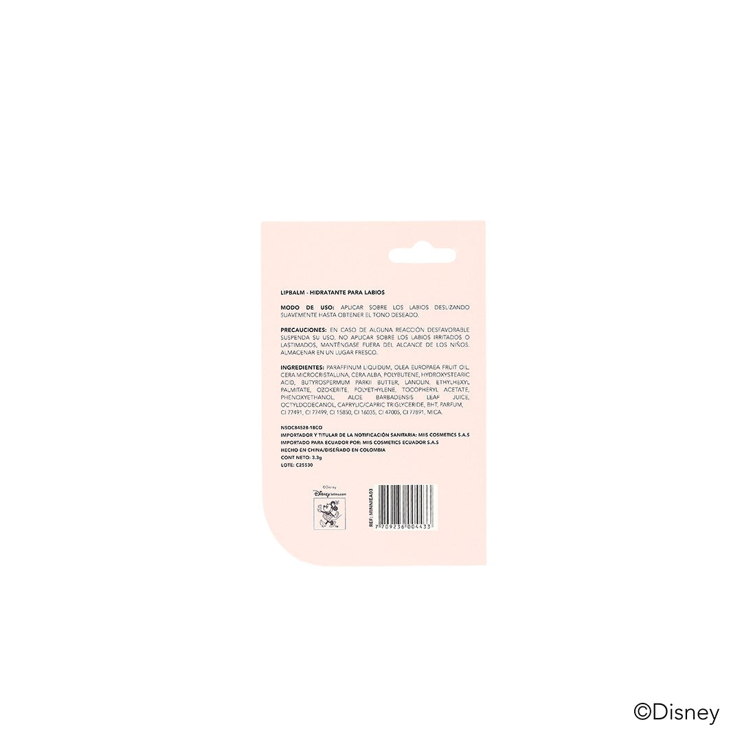 LIP BALM MINNIE MOUSE MIIS REF MINNIEA03