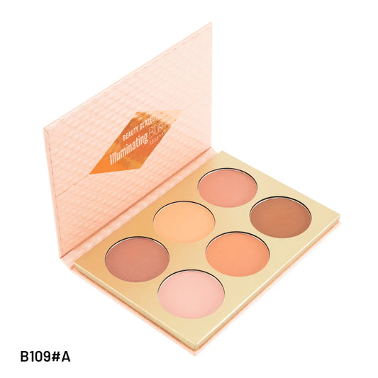 PALETA DE RUBORES ILLUMINATING BLUSH BEAUTY GLAZED TONO A REF B109