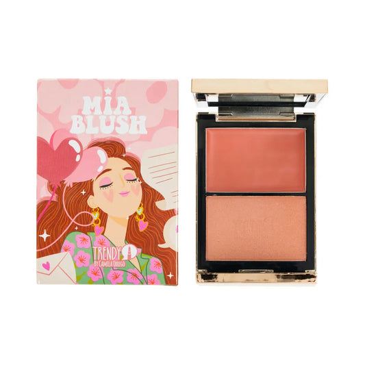 RUBOR DUO POLVO Y CREMA MIA BLUSH TONO 1 REF R1602