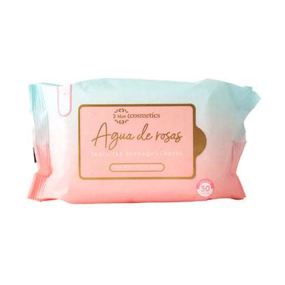 TOALLITAS DESMAQUILLANTES X 30 AGUA DE ROSAS MIIS REF TDD04